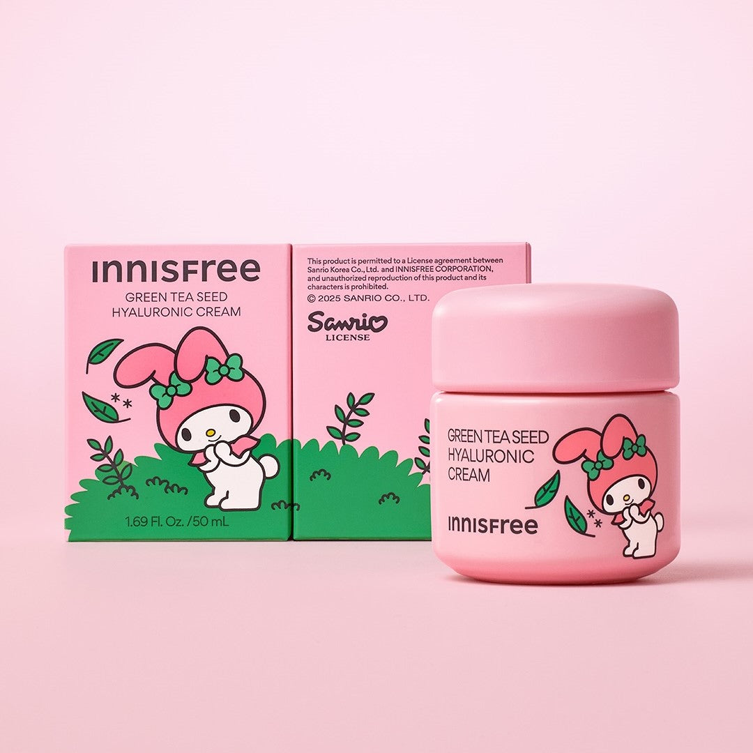 Kem Dưỡng INNISFREE Green Tea Seed Hyaluronic Cream [My Melody Edition]