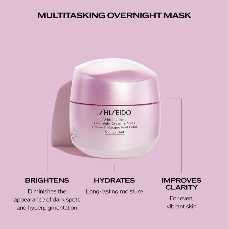 Kem Dưỡng SHISEIDO White Lucent Overnight Cream & Mask - Kallos Vietnam