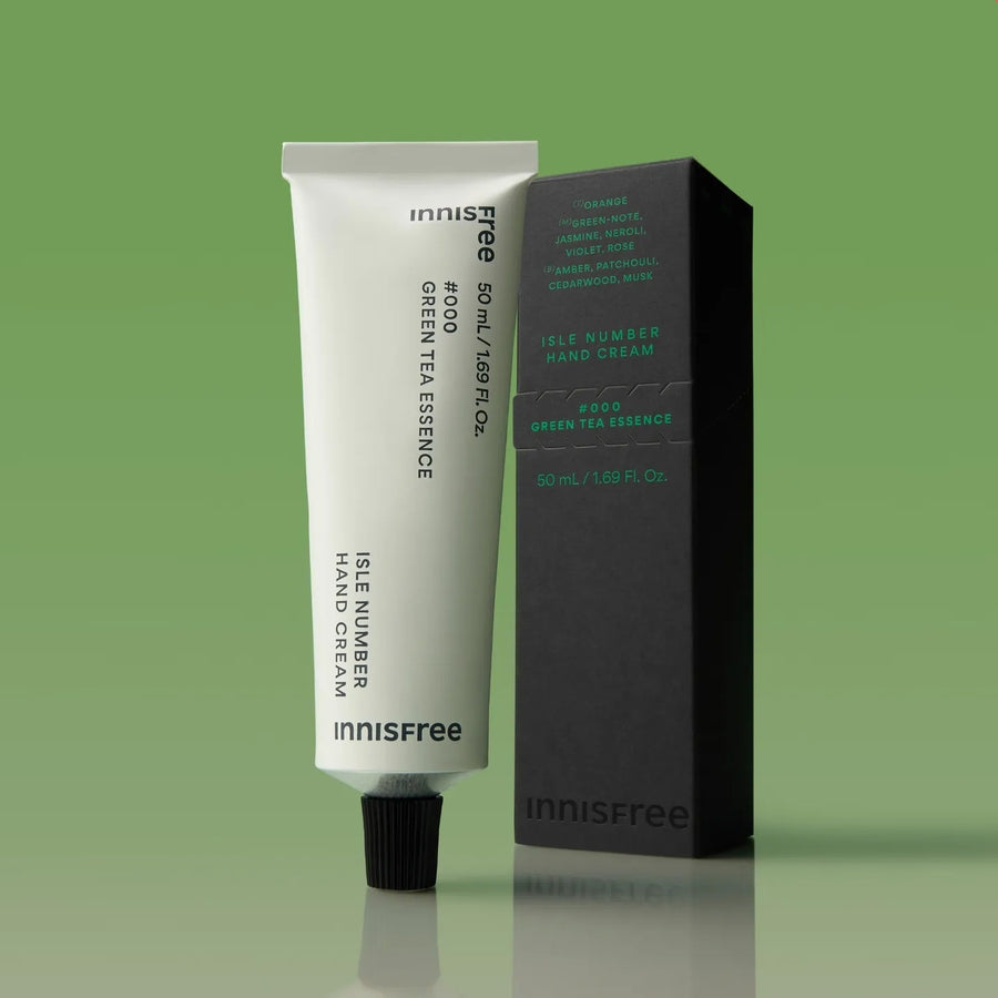 Kem Dưỡng Tay Innisfree Isle Number Hand Cream #000 Green Tea Essence-Kallos
