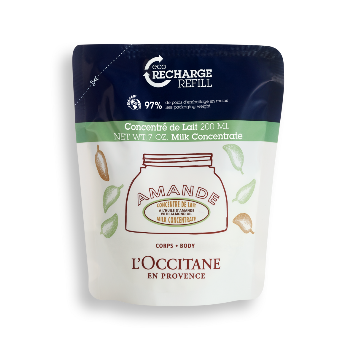 Kem Dưỡng Thể L'OCCITANE Almond Milk Concentrate Body Cream