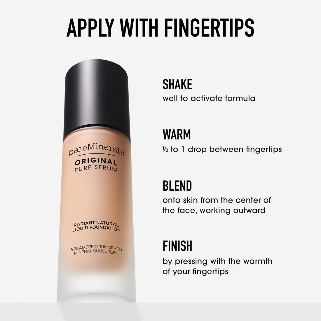 Kem Nền bareMinerals ORIGINAL Pure Serum #Light Warm 2.5-Kallos