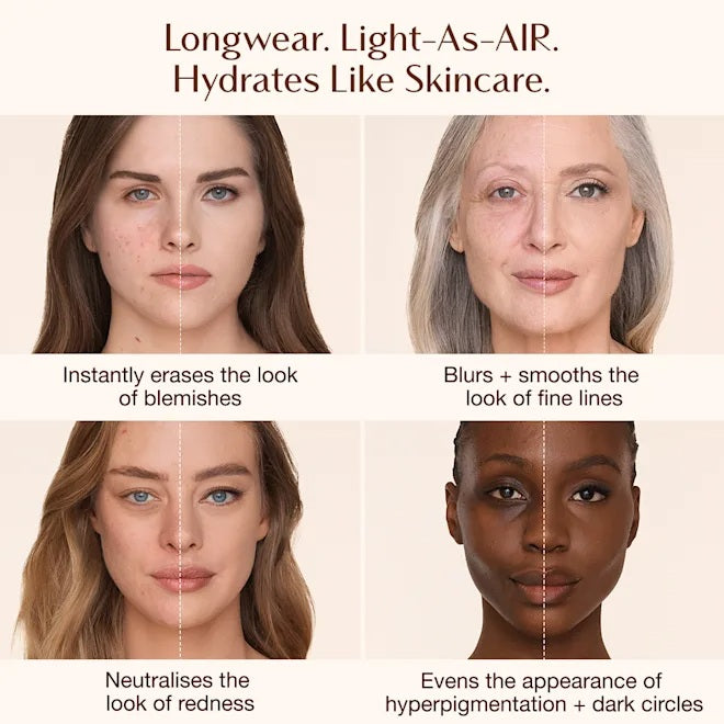 Kem Nền Charlotte Tilbury Airbrush Flawless Foundation #2 Warm