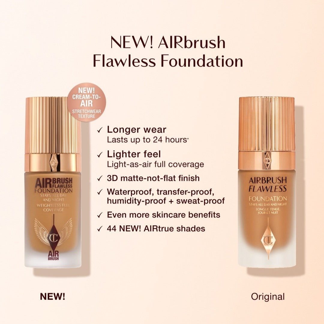 Kem Nền Charlotte Tilbury Airbrush Flawless Foundation #4 Cool
