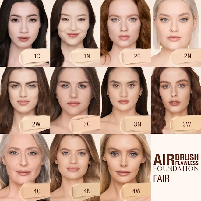 Kem Nền Charlotte Tilbury Airbrush Flawless Foundation #4 Cool