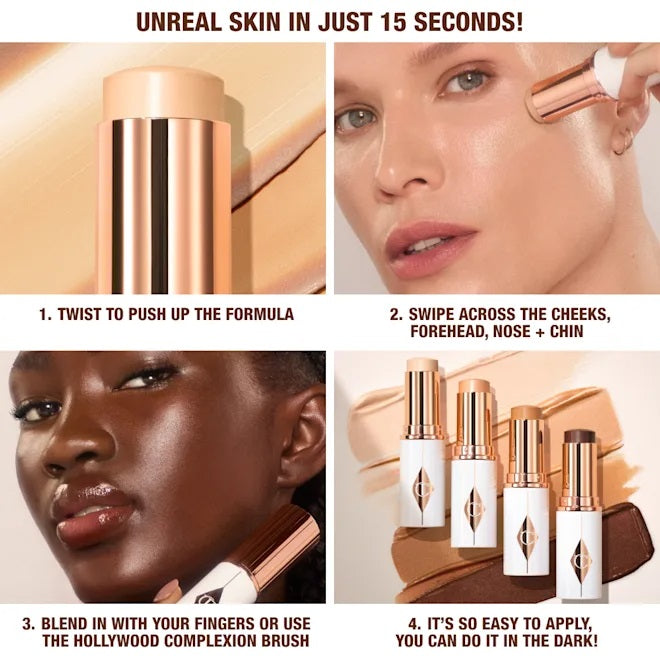 Kem Nền Charlotte Tilbury Unreal Skin Sheer Glow Foundation #7.5 Medium