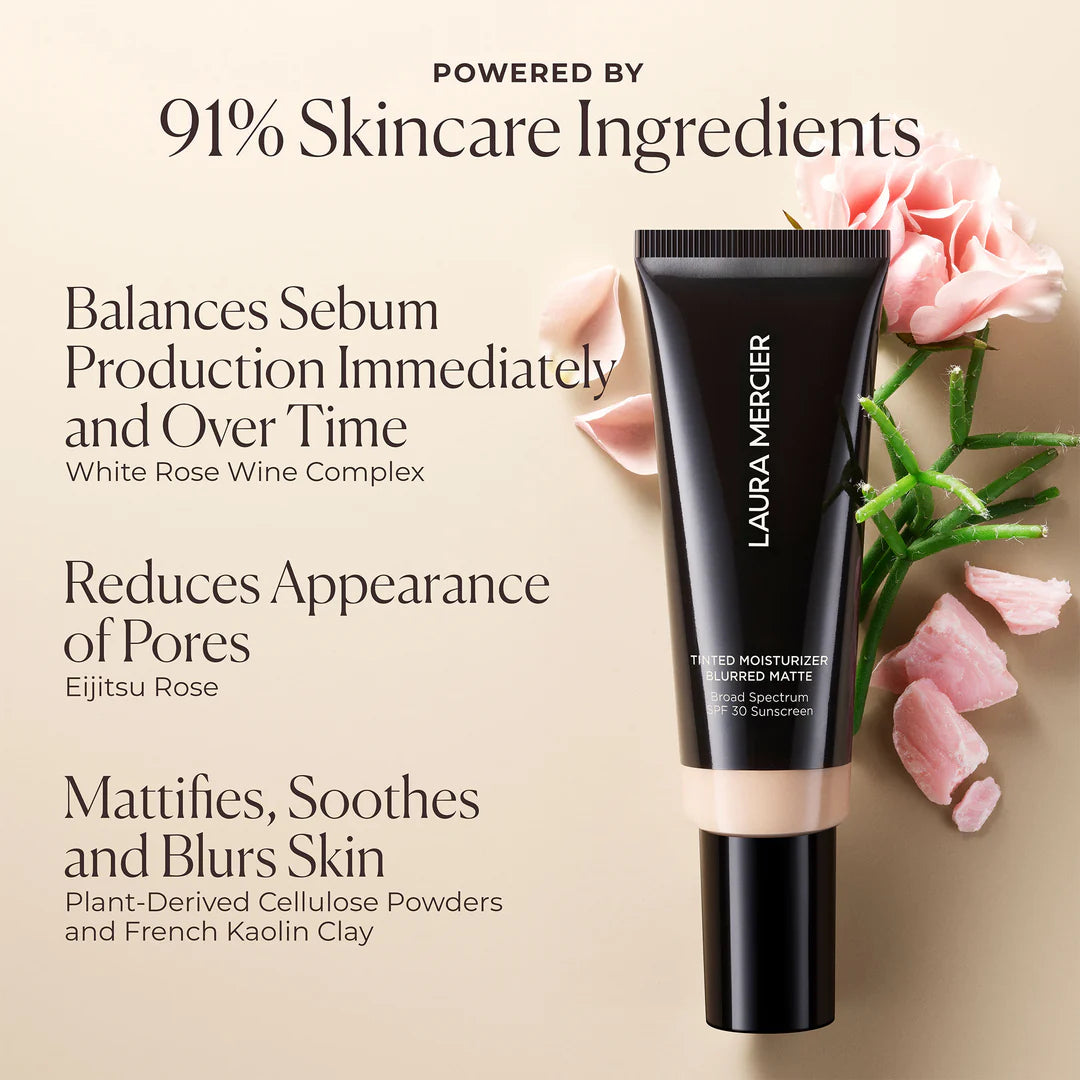Kem Nền Laura Mercier Tinted Moisturizer Blurred Matte #0N Silk