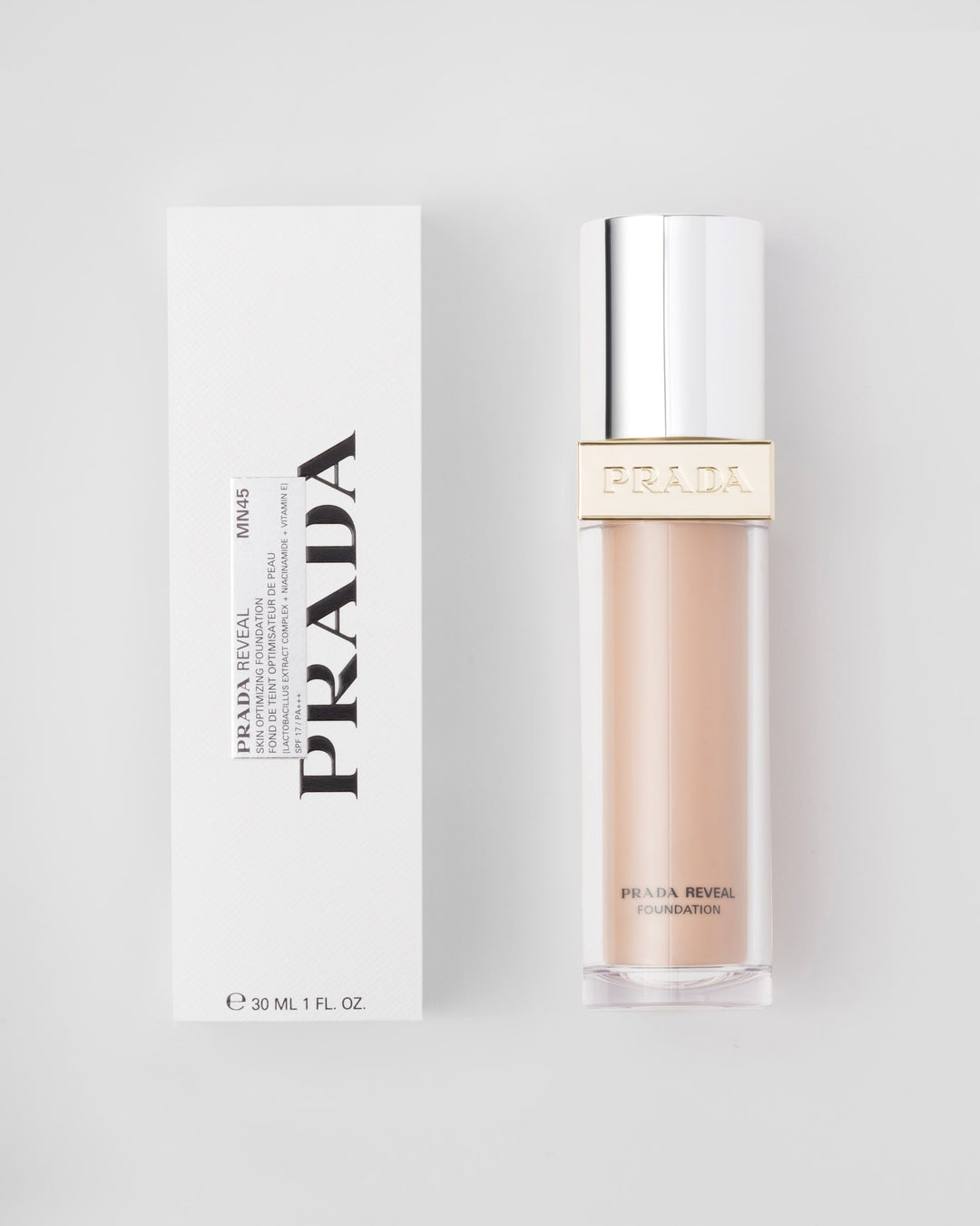 Kem Nền PRADA Reveal Skin Optimizing Foundation #MN45 Medium Neutral