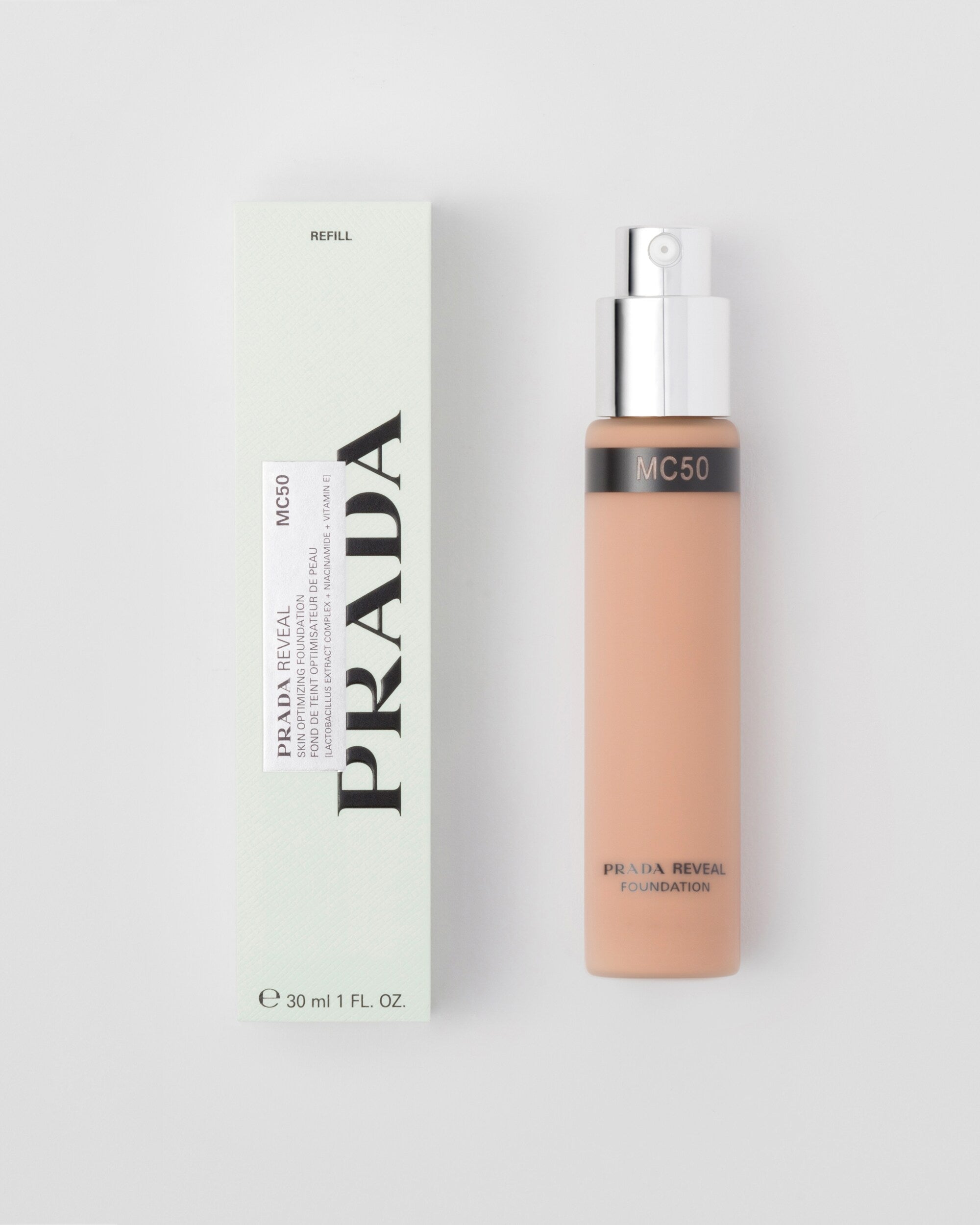 Kem Nền PRADA Reveal Skin Optimizing Foundation - Refill #MC50 Medium Cool - Kallos Vietnam