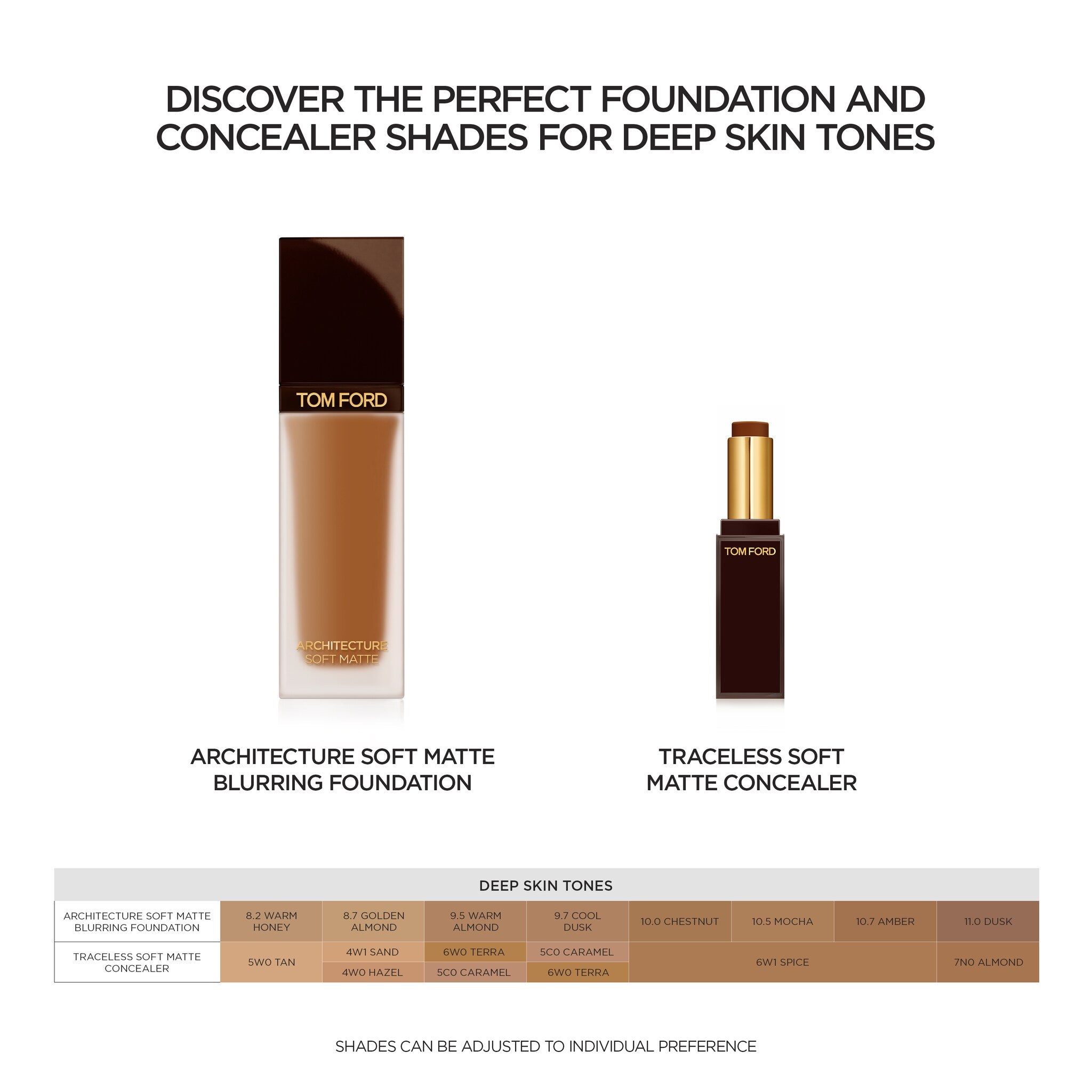 Kem Nền TOM FORD Architecture Soft Matte Foundation #9.5 Warm Almond-Kallos