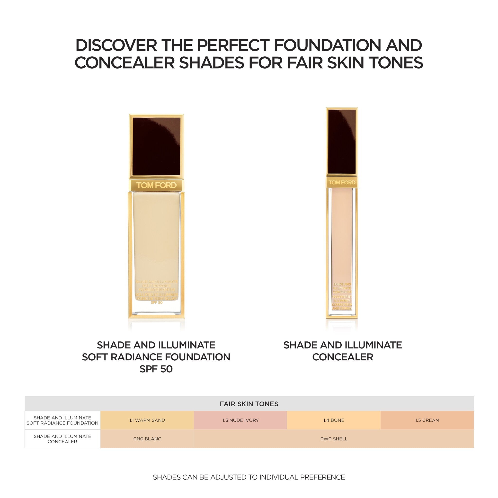 Kem Nền TOM FORD Soft Radiance Foundation #1.1 Warm Sand - Kallos Vietnam