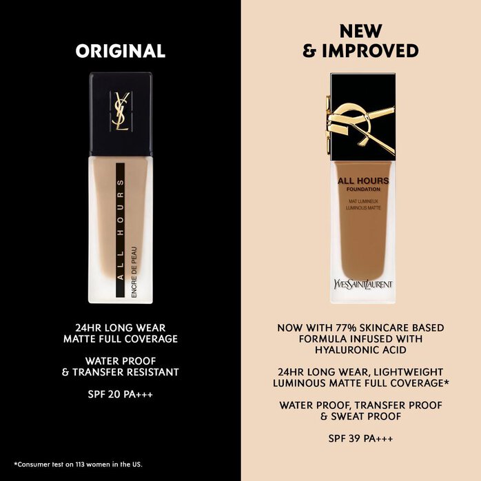 Kem Nền YSL All Hours Foundation #LC3 Light Cool 3 - Kallos Vietnam