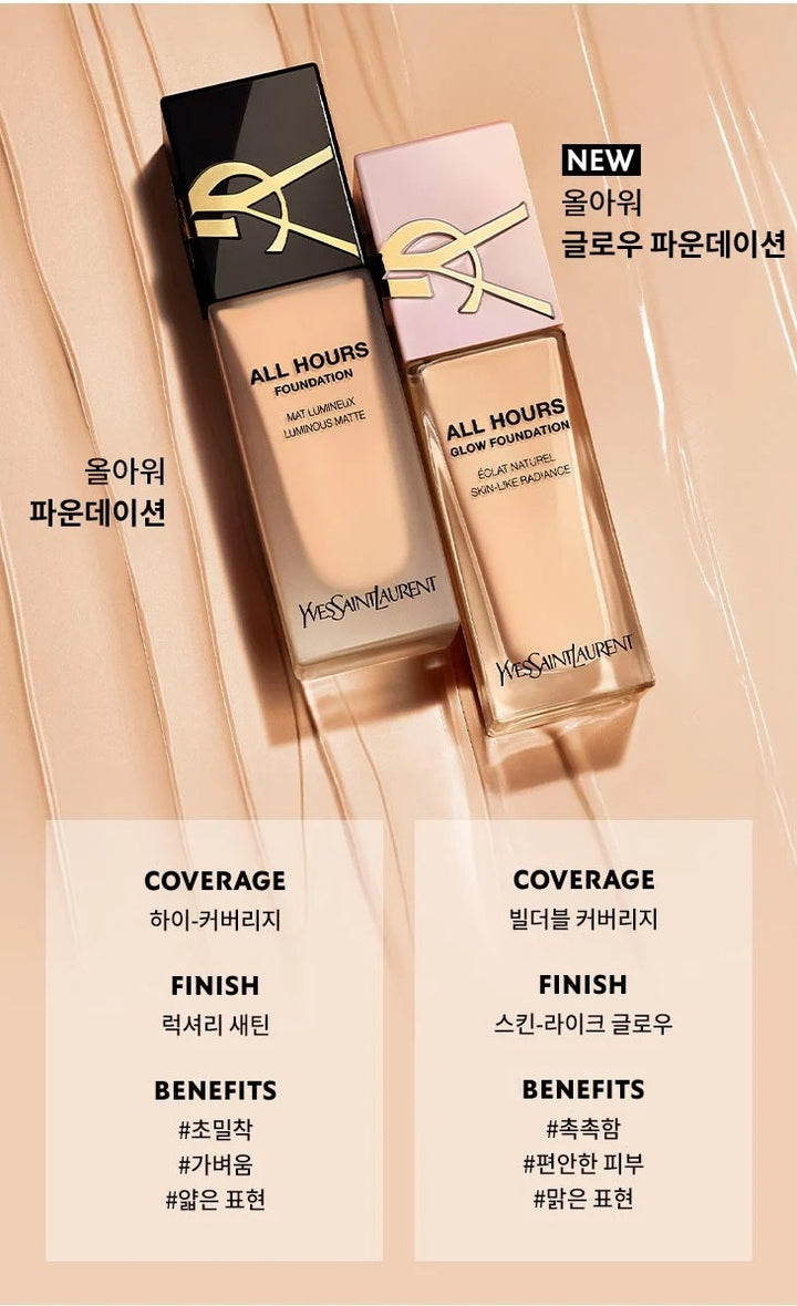 Kem Nền YSL All Hours Glow Foundation 