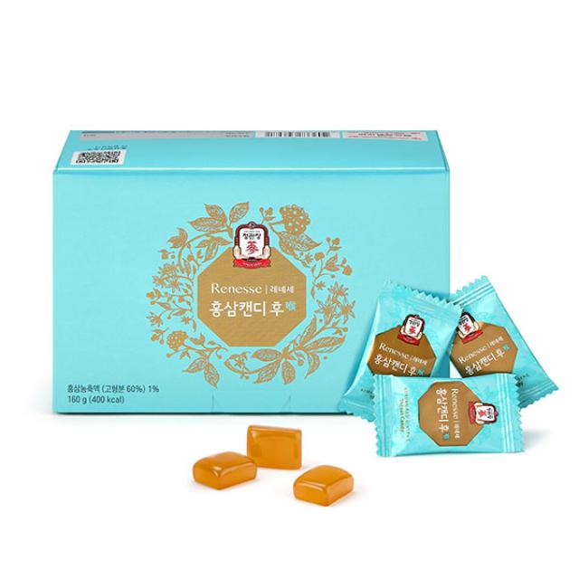 Kẹo Hồng Sâm KGC Renesse Korean Red Ginseng Candy Hu #160 Gram - Kallos Vietnam