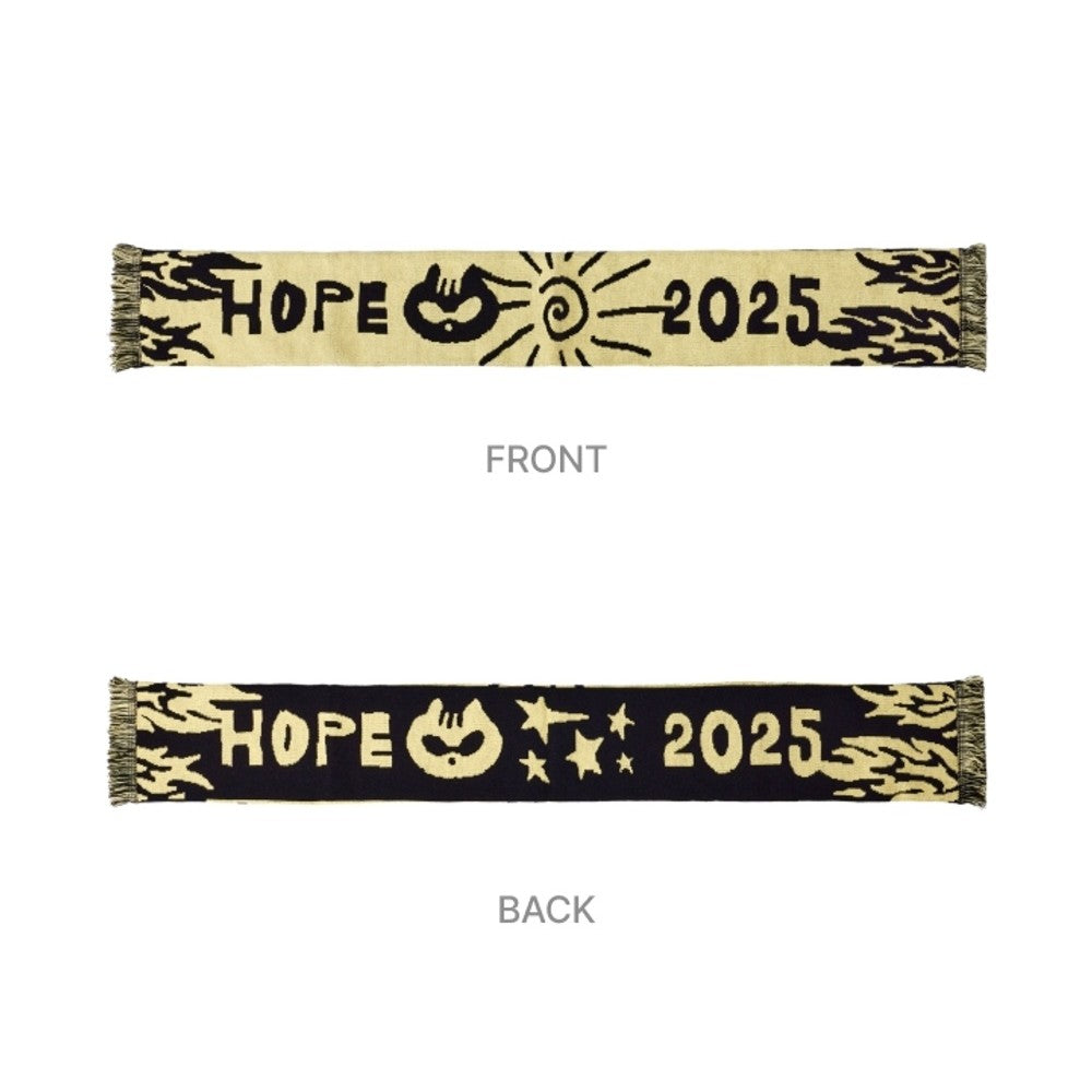 Khăn BTS HOPE Slogan Muffler #Yellow - Kallos Vietnam