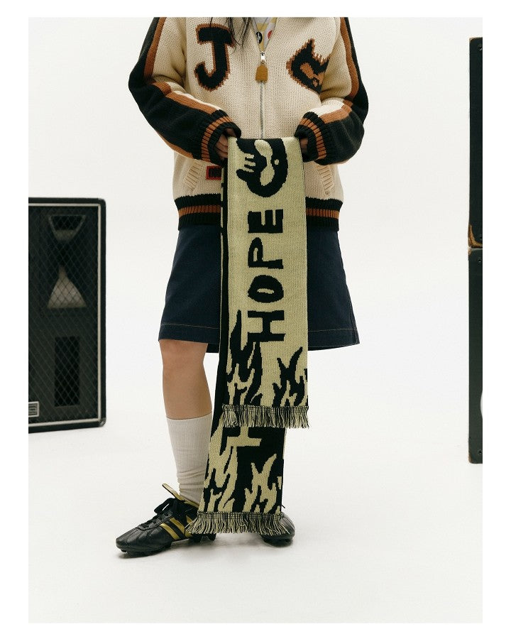 Khăn BTS HOPE Slogan Muffler #Yellow - Kallos Vietnam