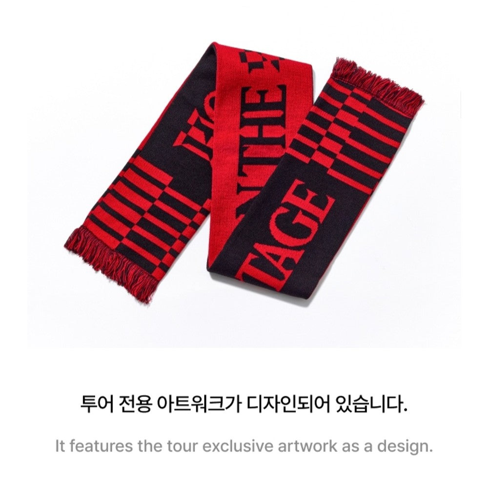 Khăn BTS Tour Slogan Muffler #Red - Kallos Vietnam