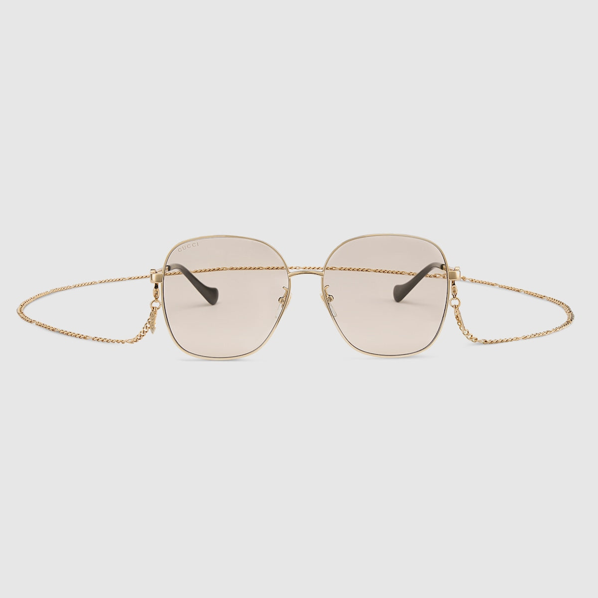 Kính Mát GUCCI Low Nose Bridge Fit Sunglasses #Gold - Kallos Vietnam