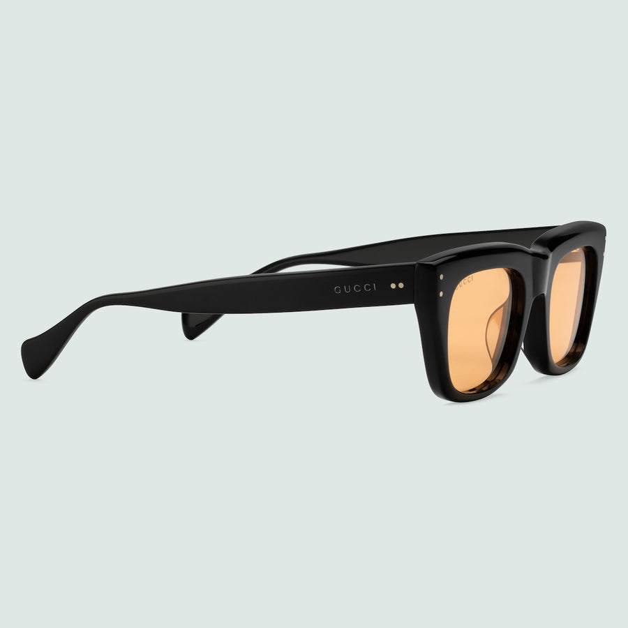 Kính Mát GUCCI Rectangular-Frame Sunglasses #Black - Kallos Vietnam