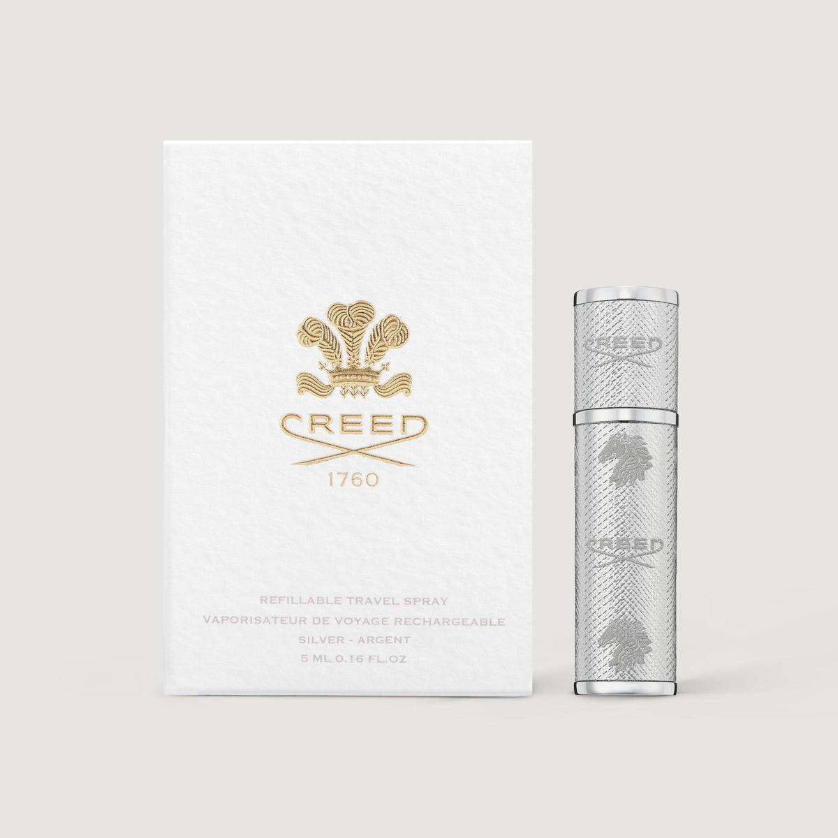 Lọ Chiết Nước Hoa CREED Refillable Travel Perfume Atomiser #Silver