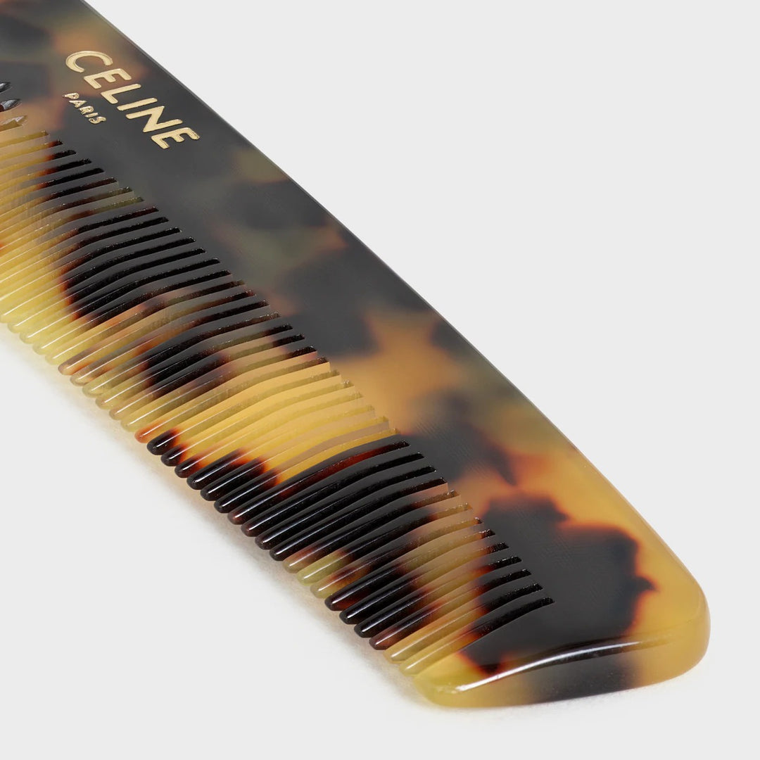 Lược CELINE Hair Comb With Case In Natural Calfskin #Tan