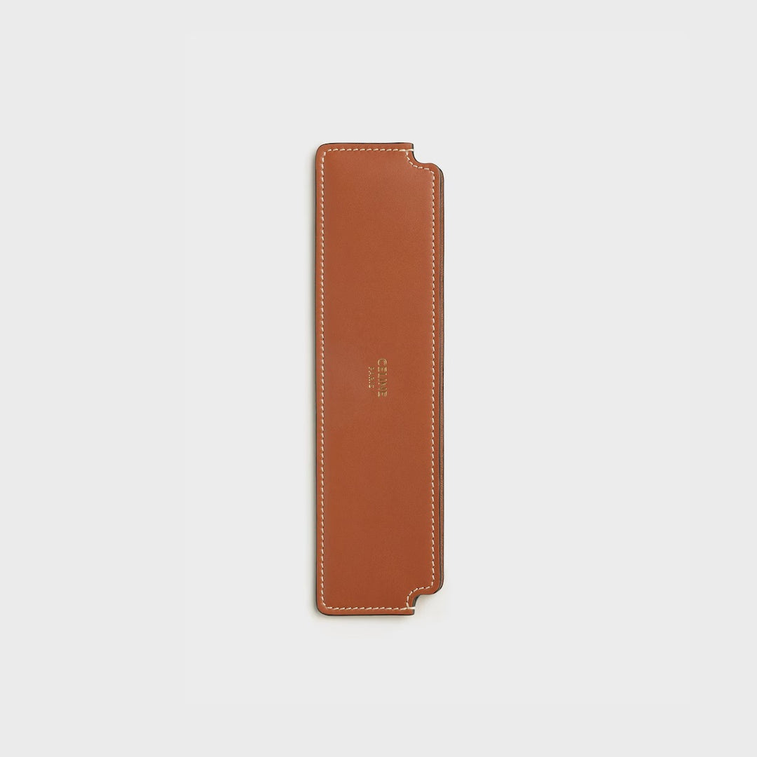 Lược CELINE Hair Comb With Case In Natural Calfskin #Tan