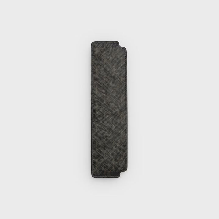 Lược CELINE Hair Comb With Case In Triomphe Canvas 