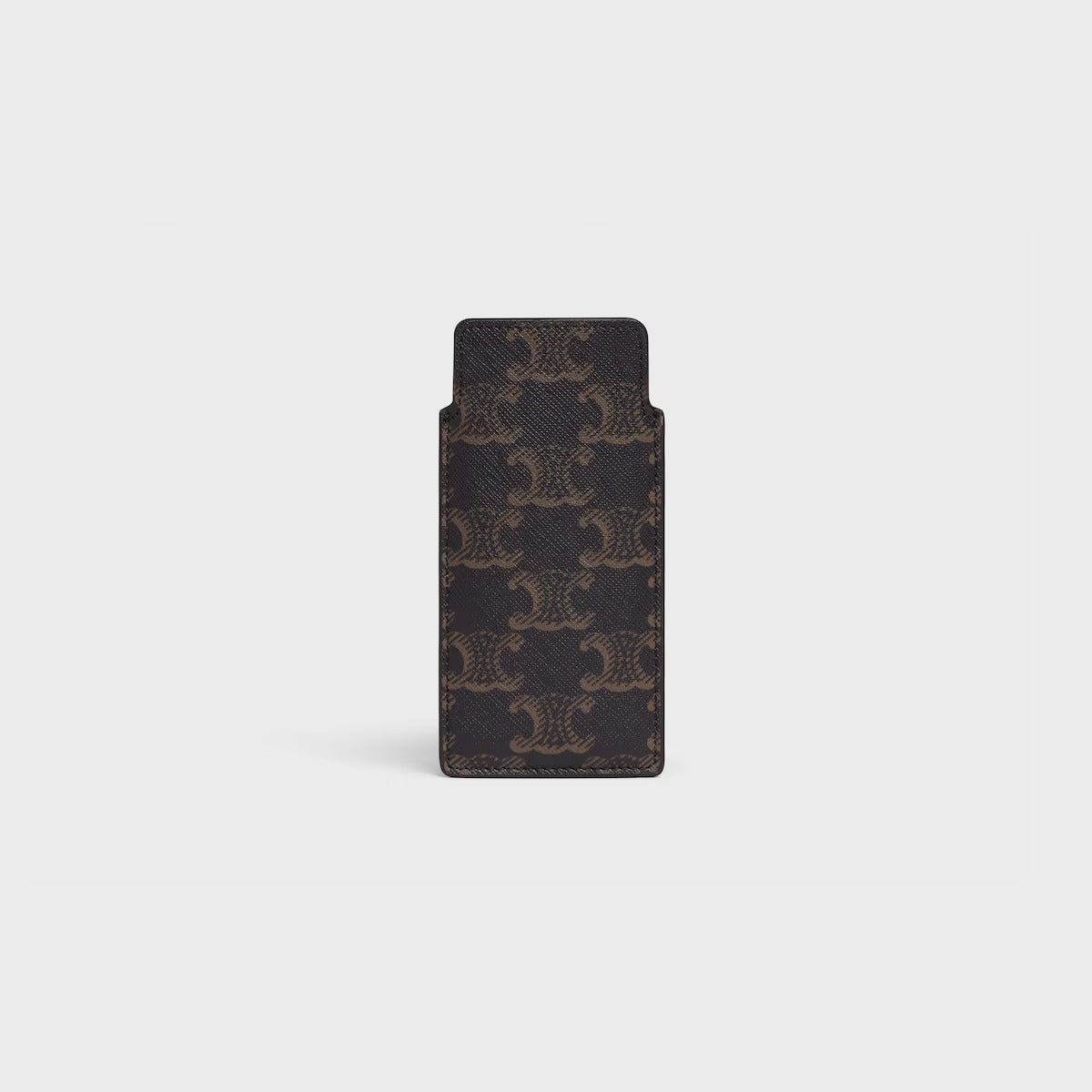 Lược CELINE Small Hair Comb With Case In Triomphe Canvas #Black / Tan