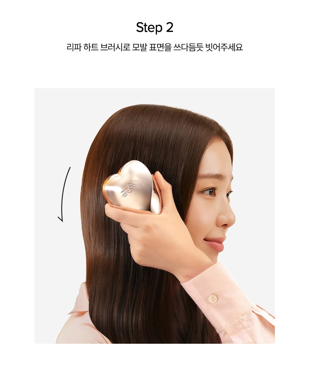 Lược Gỡ Rối ReFa Heart Brush #Shine Red