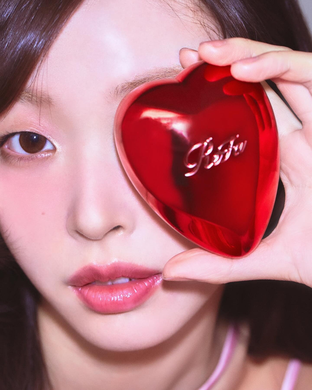 Lược Gỡ Rối ReFa Heart Brush #Shine Red