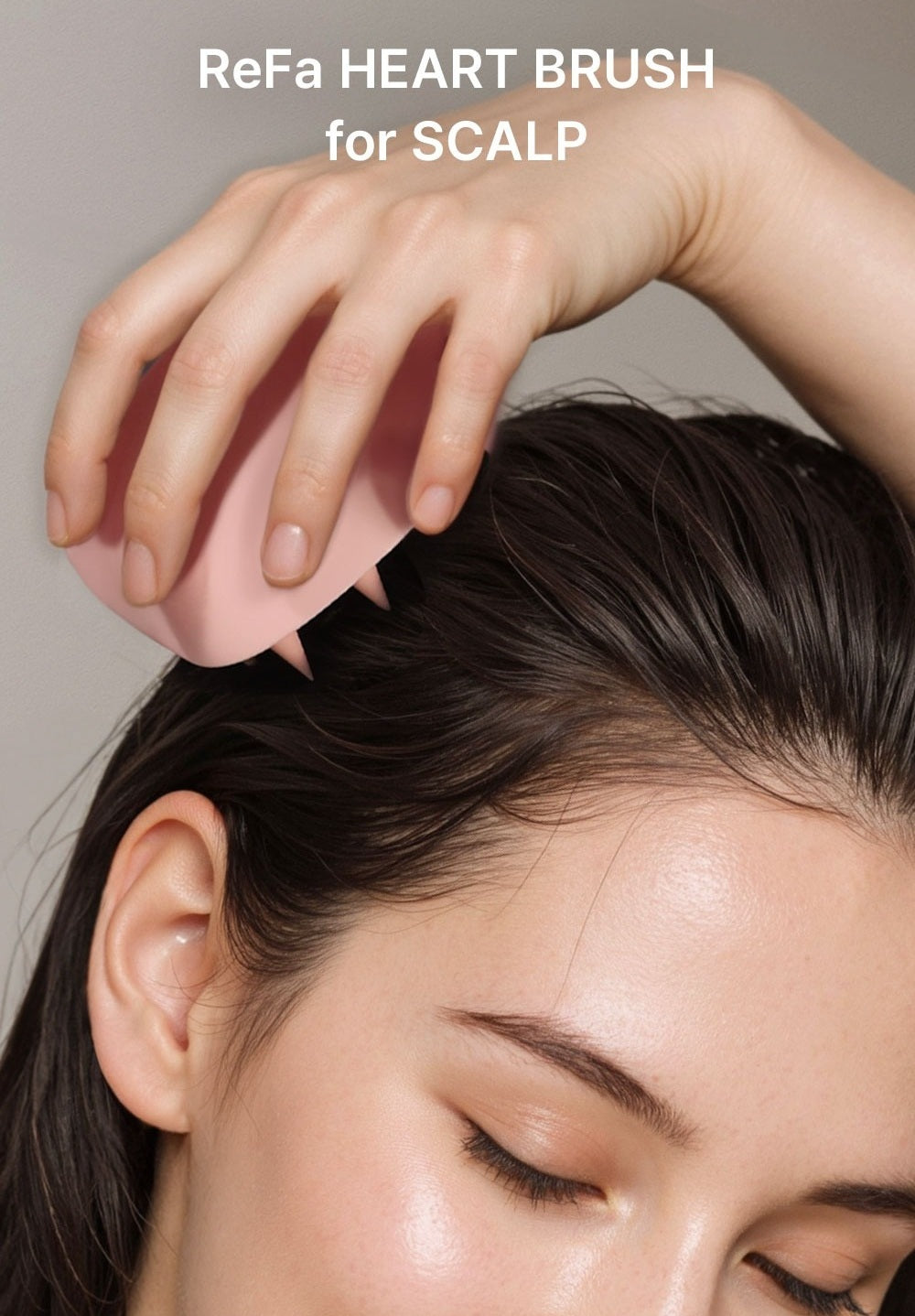 Lược Gội Đầu ReFa Heart Brush  For Scalp