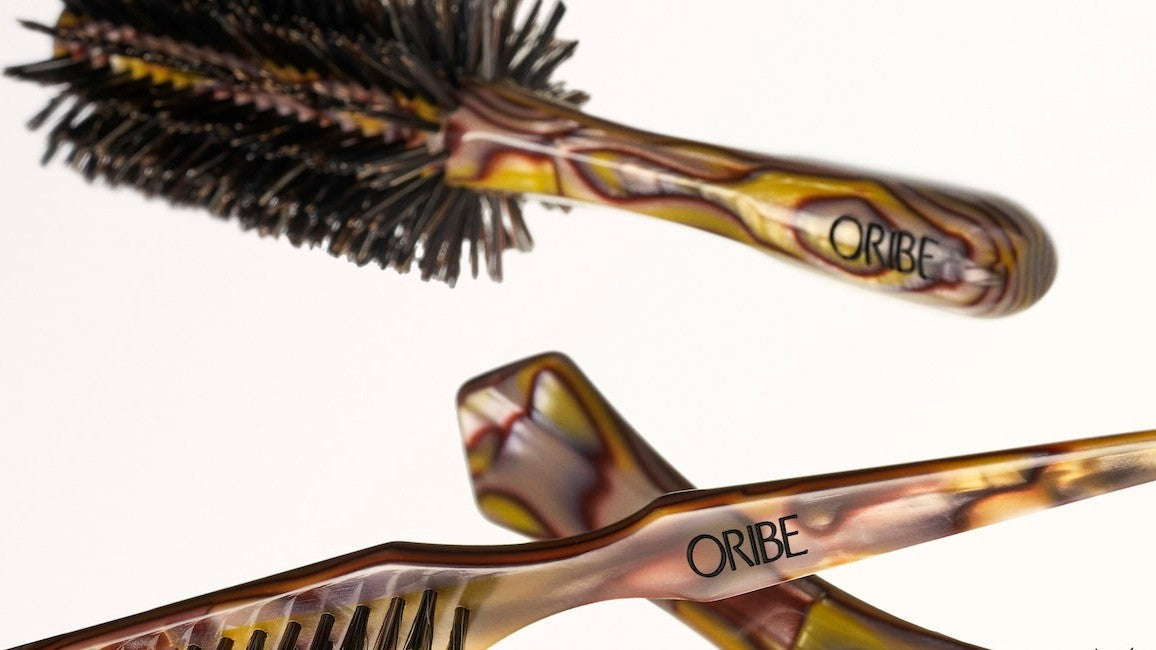 Lược ORIBE Beechwood Large Round Brush-Kallos