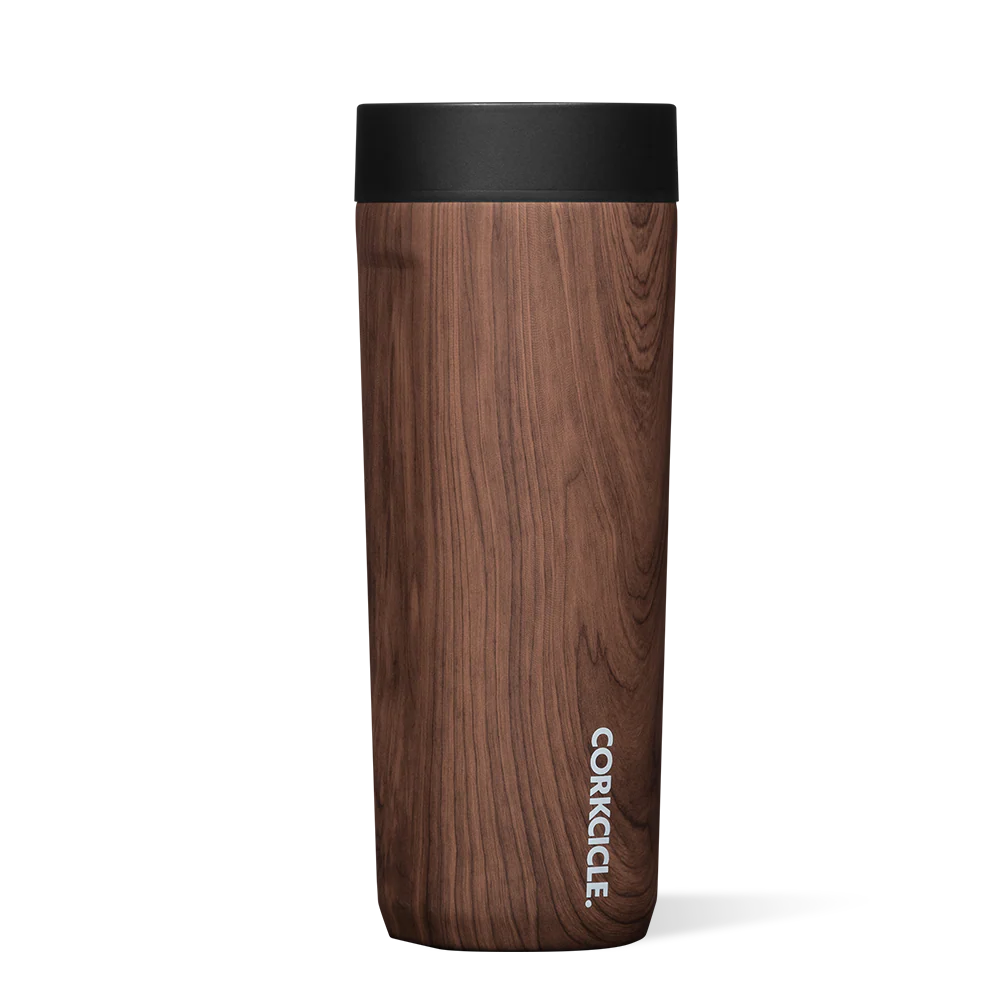 Ly Corkcicle Commuter Cup Travel Coffee Mug #Walnut Wood