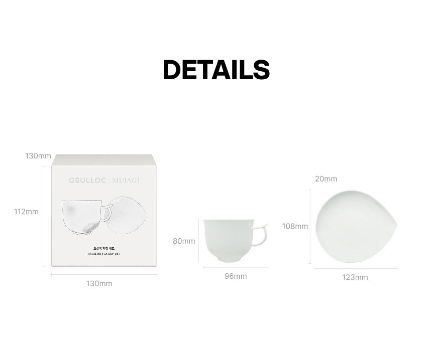 Ly OSULLOC Tea Cup Set #Mujagi