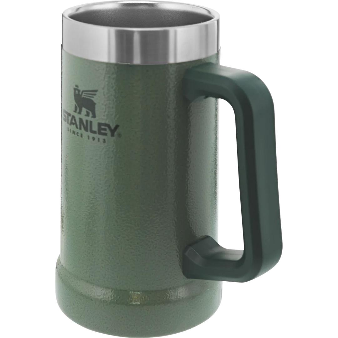 Ly STANLEY Adventure Big Grip Beer Stein #Hammertone Green
