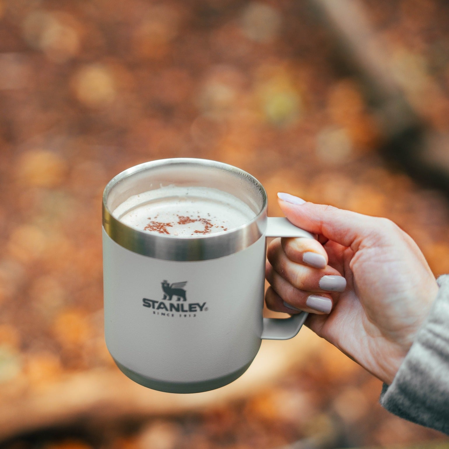 Ly STANLEY Classic Vacuum Camp Mug #Cream Gloss - Kallos Vietnam