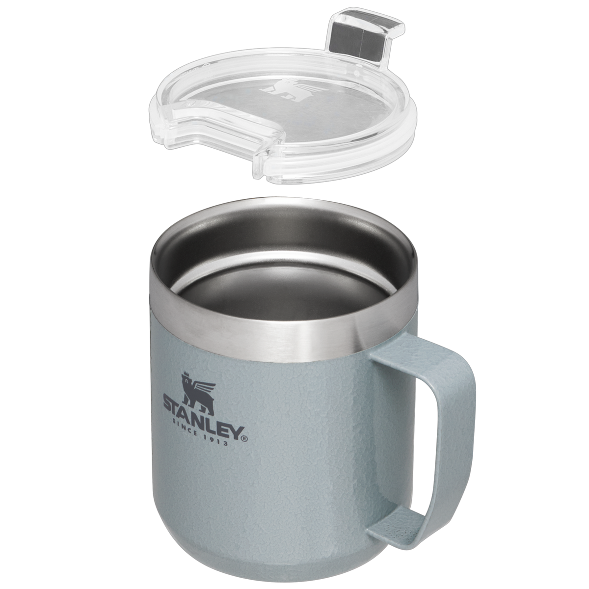 Ly STANLEY Classic Vacuum Camp Mug #Hammertone Silver