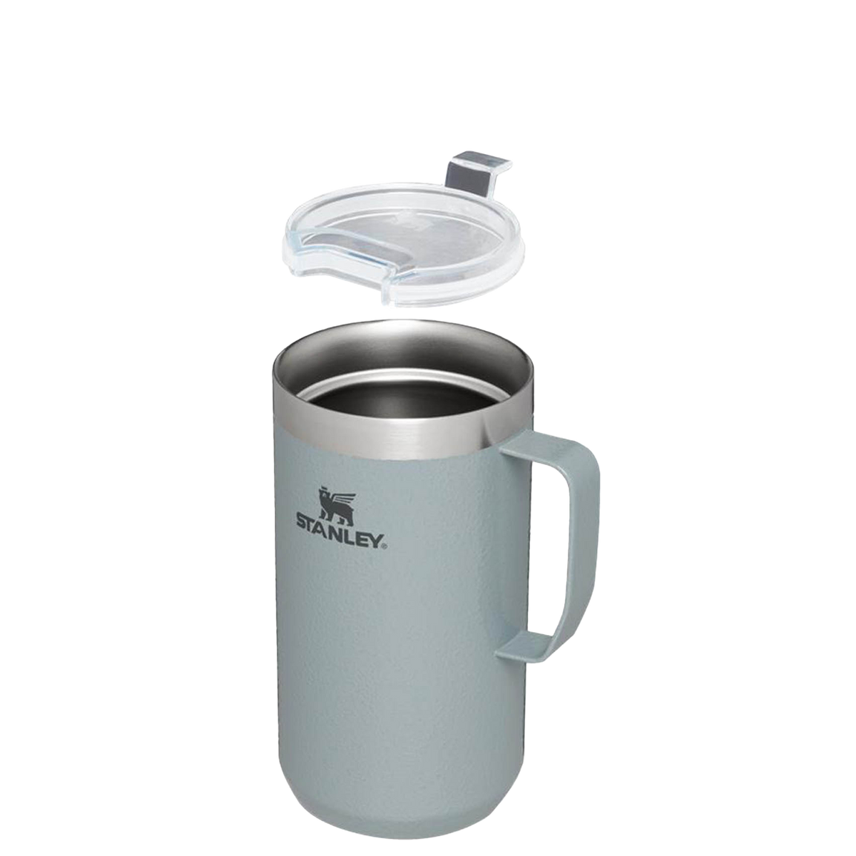 Ly STANLEY Classic Vacuum Camp Mug #Hammertone Silver