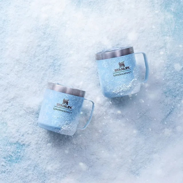 Ly STANLEY Holiday Everyday Camp Mug #Coquette Bow Winter Ice