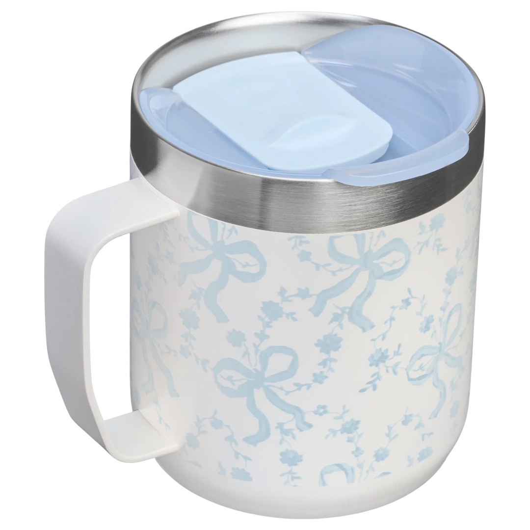 Ly STANLEY Holiday Everyday Camp Mug #Coquette Bow Winter Ice