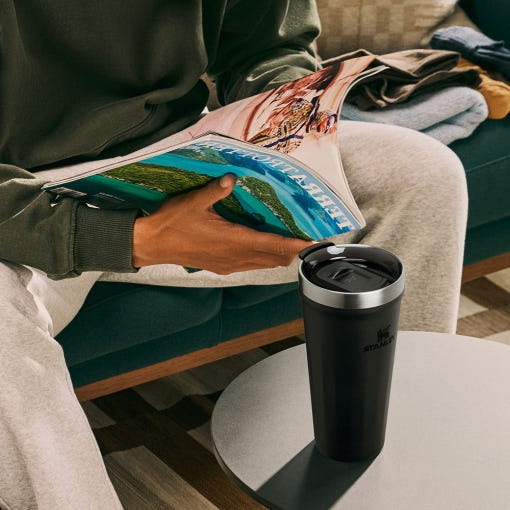 Ly STANLEY Textured Everyday Tumbler #Black 2.0