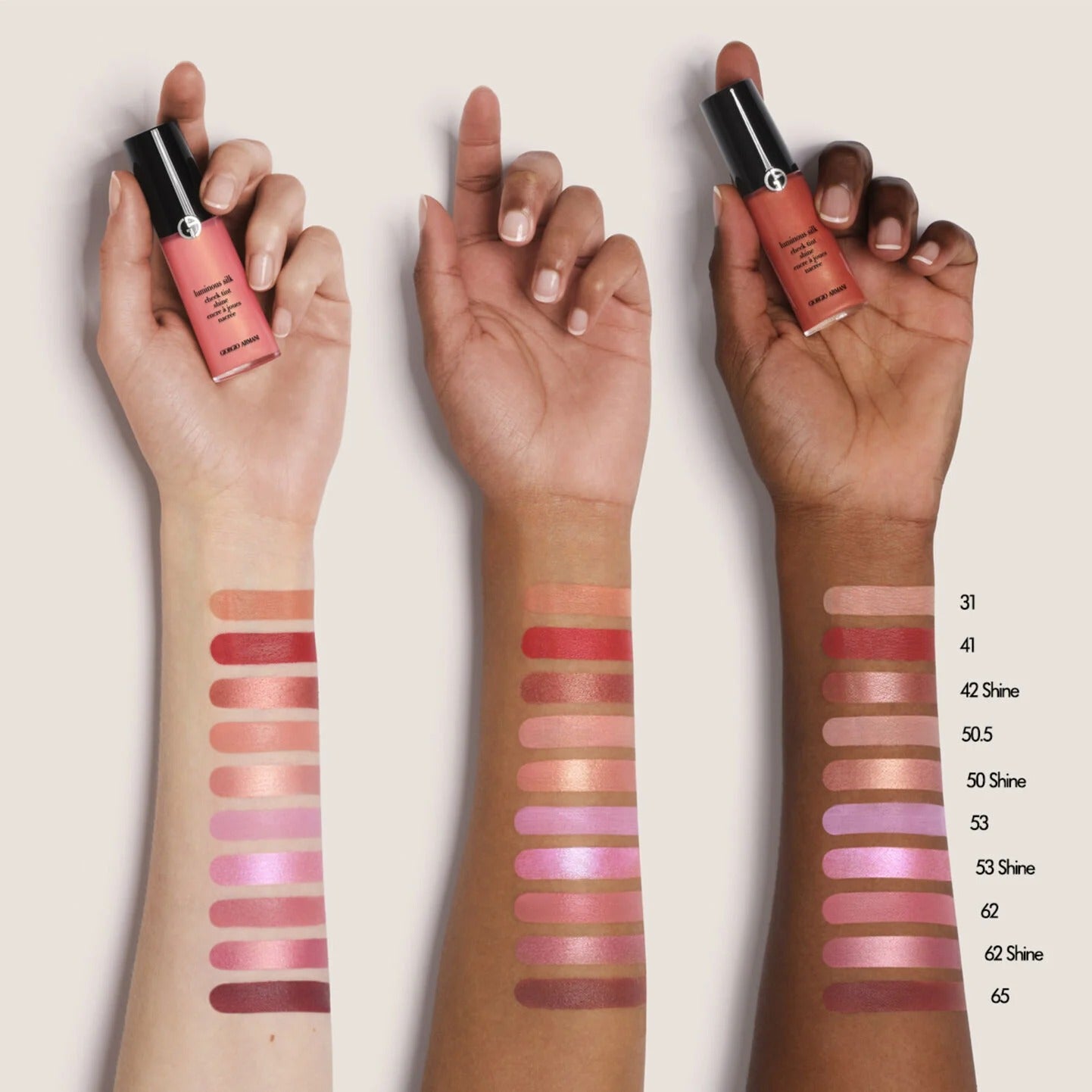 Má Hồng ARMANI Luminous Silk Cheek Tint #42S Sunlit Sienna-Kallos