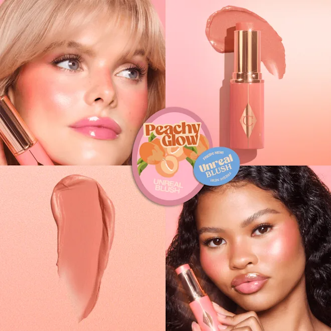 Má Hồng Charlotte Tilbury Unreal Blush Healthy Glow Stick #Peachy Glow