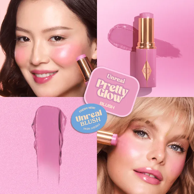 Má Hồng Charlotte Tilbury Unreal Blush Healthy Glow Stick #Pretty Glow-Kallos