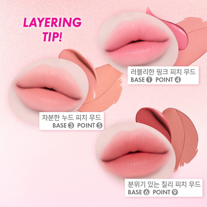 Má Hồng &amp; Son AMUSE Lip &amp; Cheek Palette Phone-Kallos