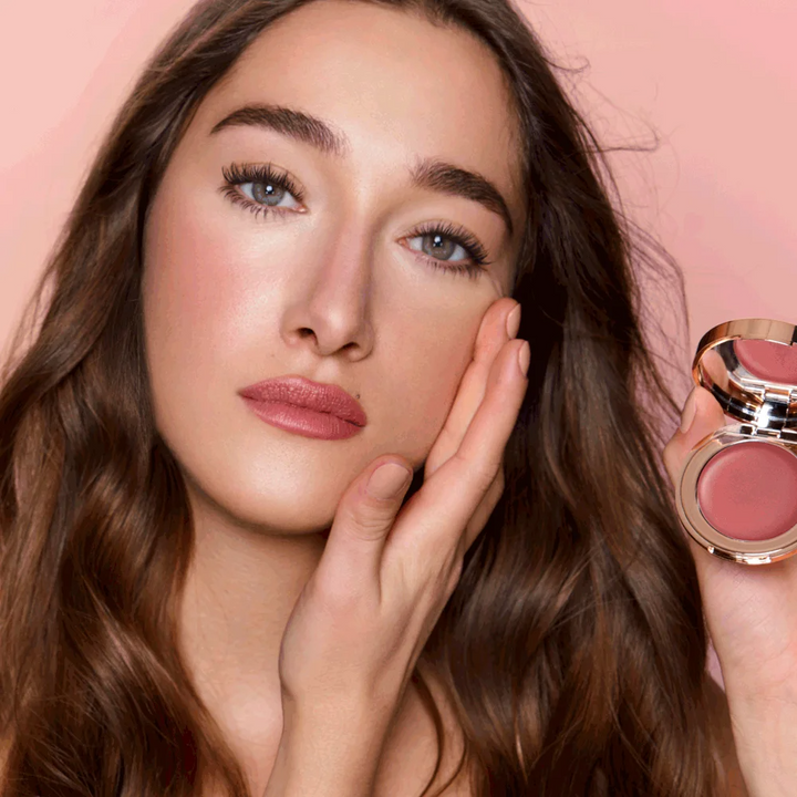 Má Hồng &amp; Son Charlotte Tilbury Pillow Talk Lip &amp; Cheek Glow 