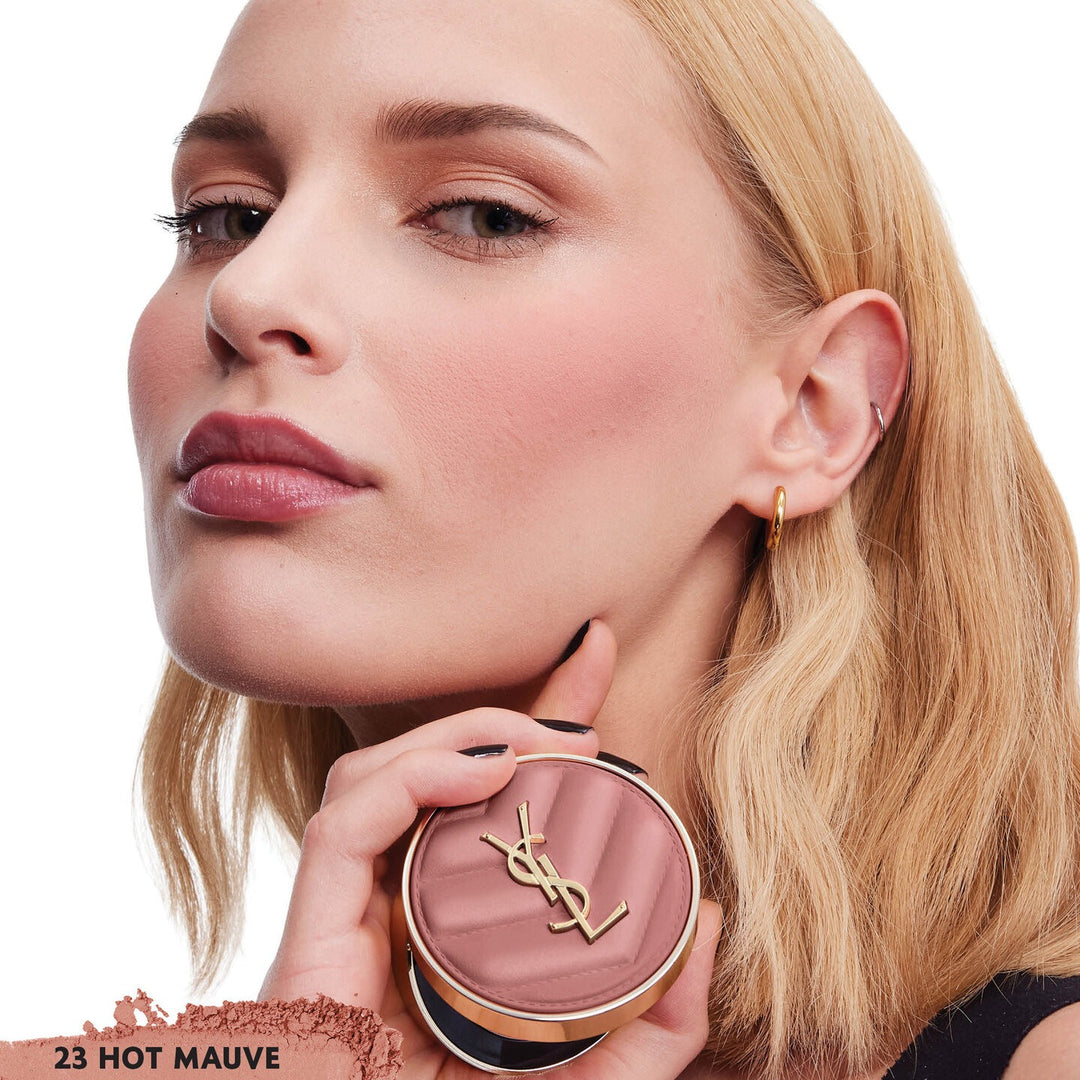 Má Hồng YSL Make Me Blush Bold Blurring Blush #23 Hot Mauve