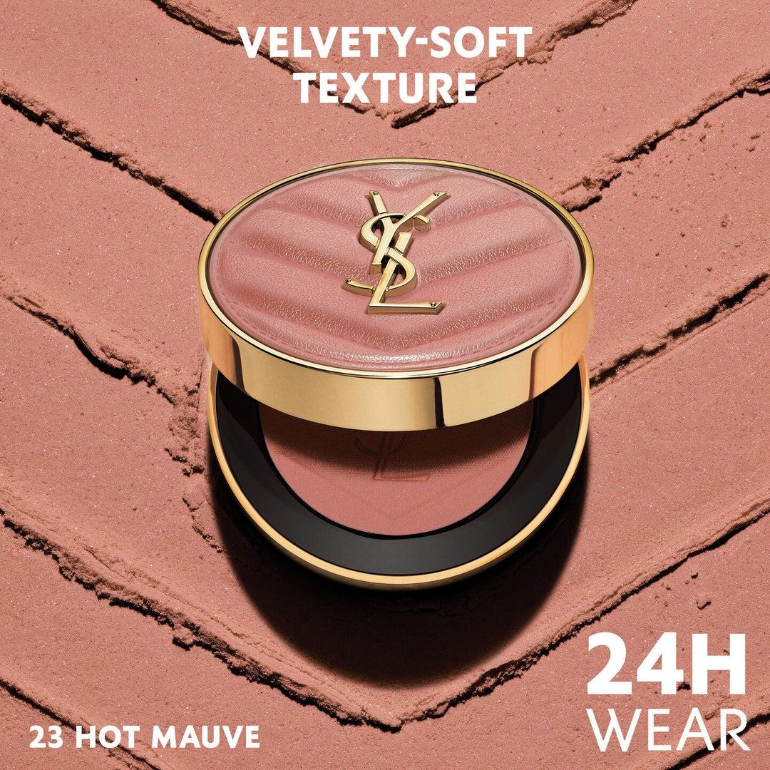 Má Hồng YSL Make Me Blush Bold Blurring Blush #23 Hot Mauve