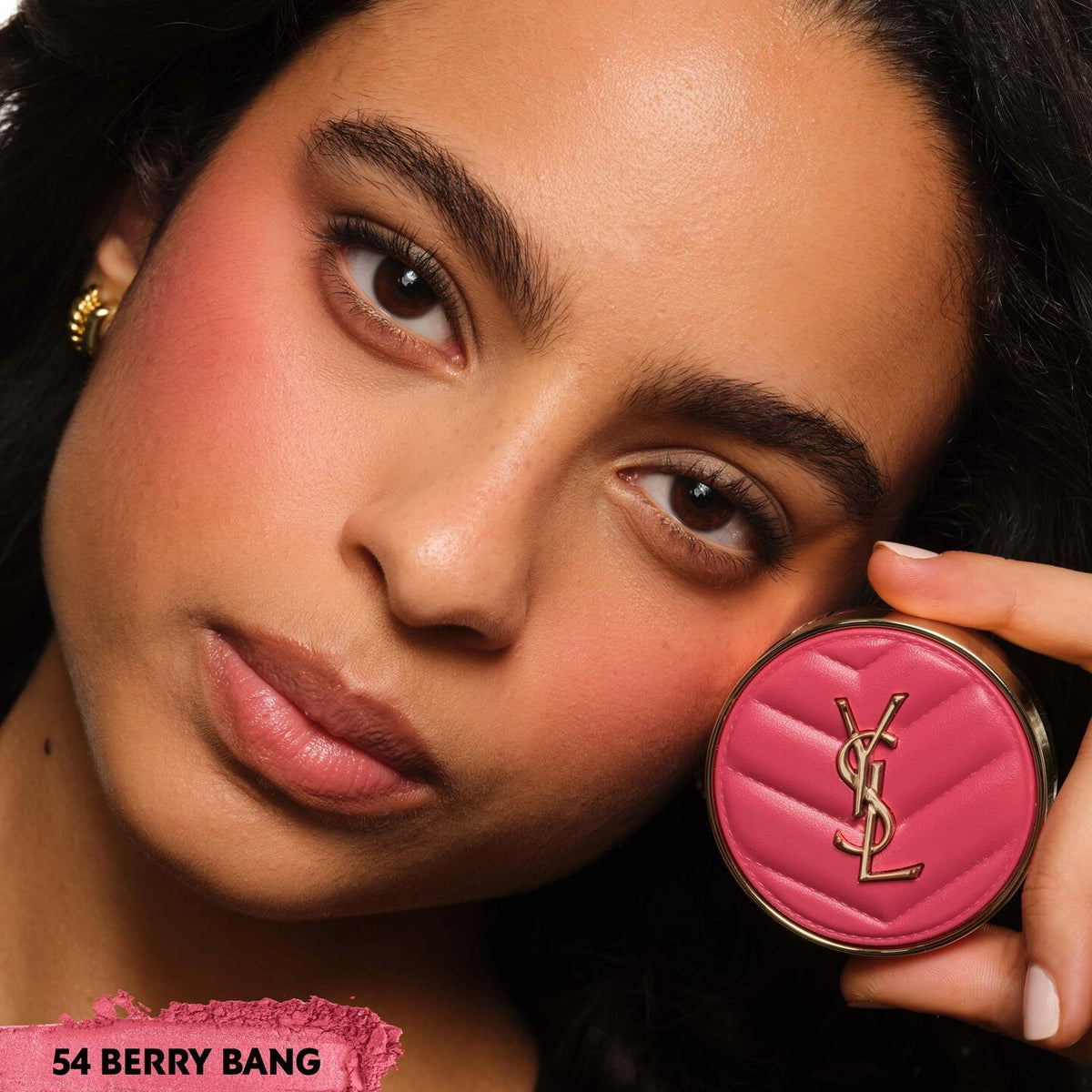 Má Hồng YSL Make Me Blush Bold Blurring Blush #54 Berry Bang