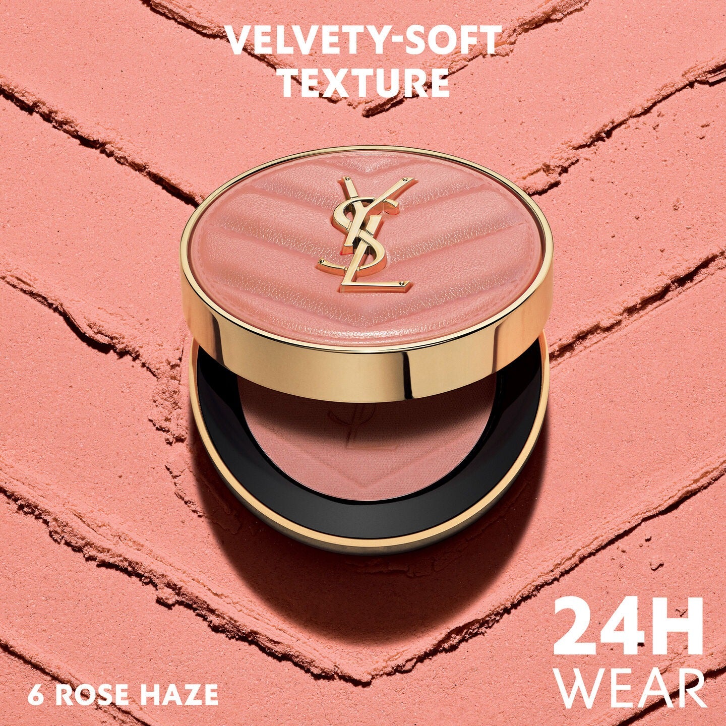 Má Hồng YSL Make Me Blush Bold Blurring Blush #6 Rose Haze-Kallos