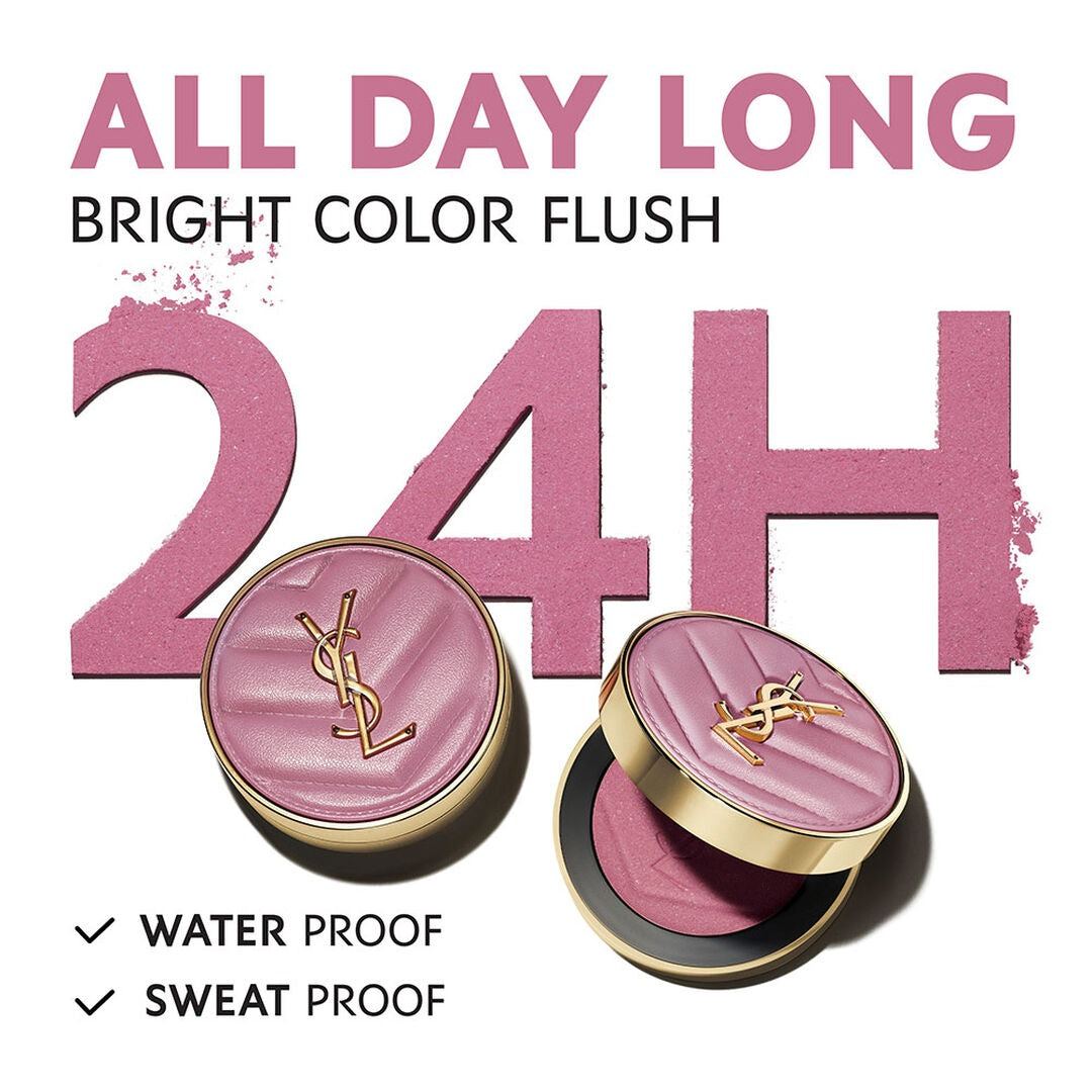 Má Hồng YSL Make Me Blush Bold Blurring Blush #87 Pink Voltage